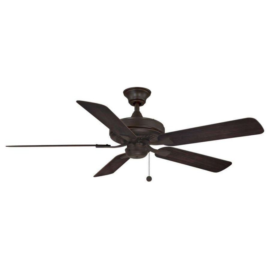 Ceiling Fans * | Edgewood 52 52 In. Indoor/Outdoor Dark Bronze With Dark Walnut Blades Ceiling Fan By Fanimation