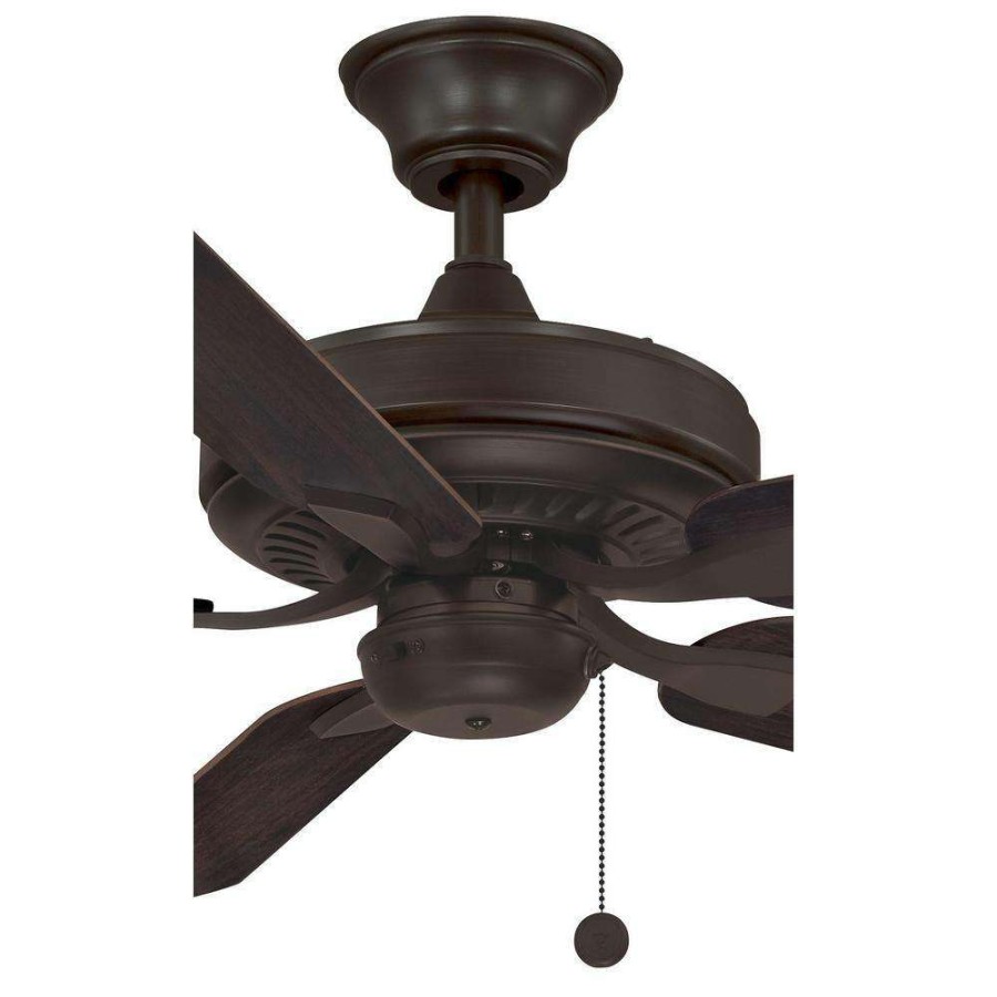 Ceiling Fans * | Edgewood 52 52 In. Indoor/Outdoor Dark Bronze With Dark Walnut Blades Ceiling Fan By Fanimation