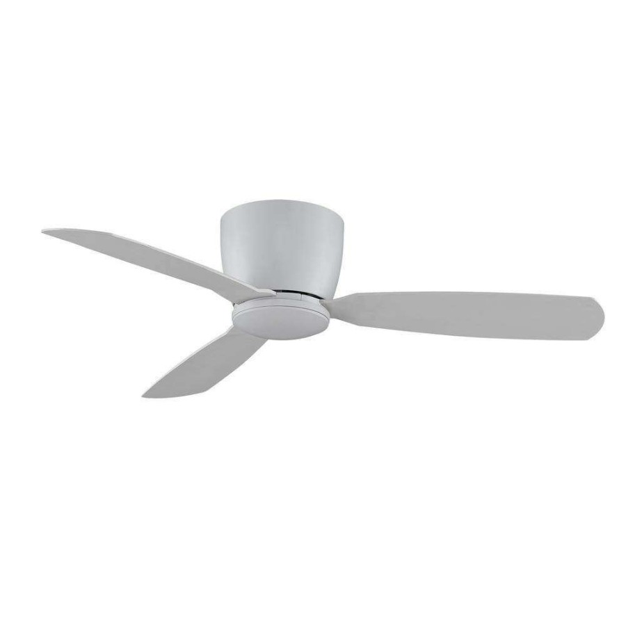 Ceiling Fans * | Embrace 52 In. Integrated Led Matte White Ceiling Fan With Opal Frosted Glass Light Kit And Remote Control By Fanimation