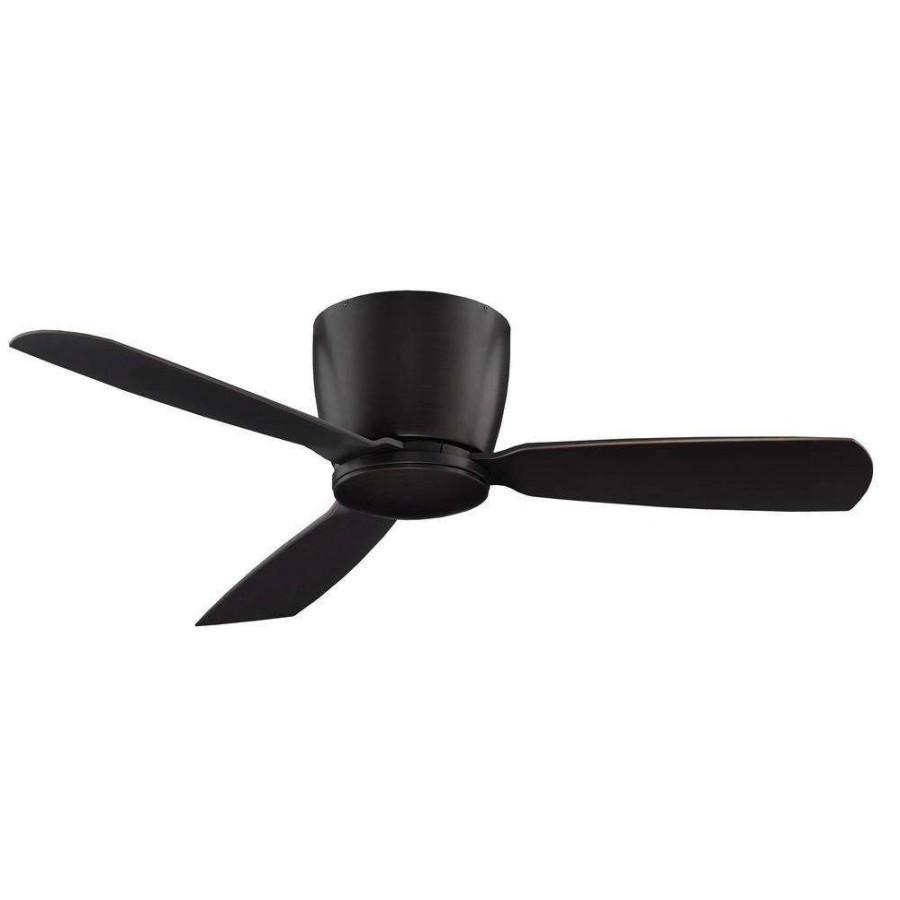 Ceiling Fans * | Embrace 44 In. Integrated Led Dark Bronze Ceiling Fan With Opal Frosted Glass Light Kit And Remote Control By Fanimation