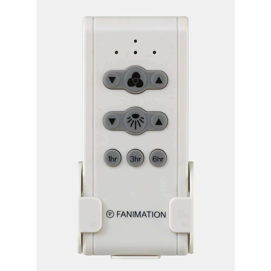 Ceiling Fan Parts * | 3-Speed Remote Control With Receiver Non-Reversing, Gray White/Black By Fanimation