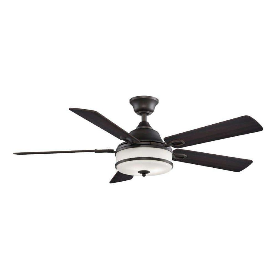 Ceiling Fans * | Stafford 52 In. Dark Bronze Ceiling Fan With Light Kit And Remote Control By Fanimation