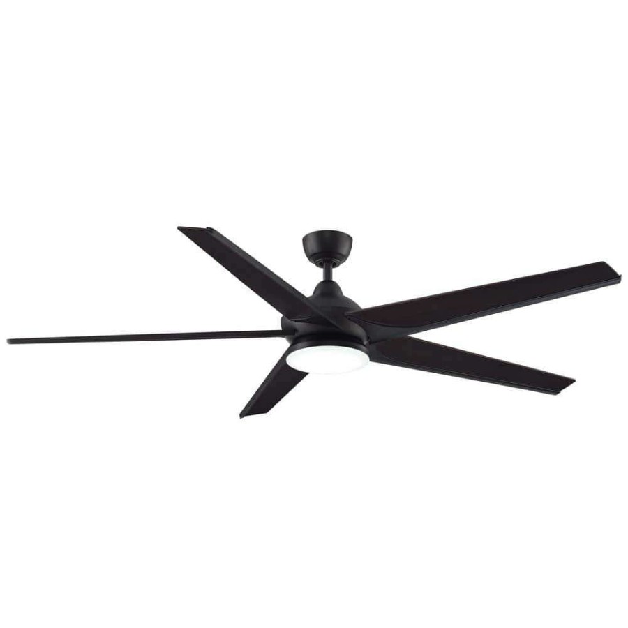 Ceiling Fans * | Subtle 72 In. Integrated Led Dark Bronze Ceiling Fan With Light Kit And Remote Control By Fanimation