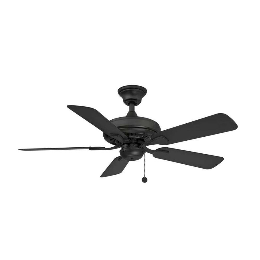 Ceiling Fans * | Edgewood 44 44 In. Indoor/Outdoor Black Ceiling Fan By Fanimation