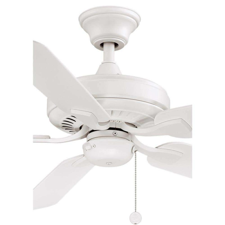 Ceiling Fans * | Edgewood 52 52 In. Indoor/Outdoor Matte White Ceiling Fan By Fanimation