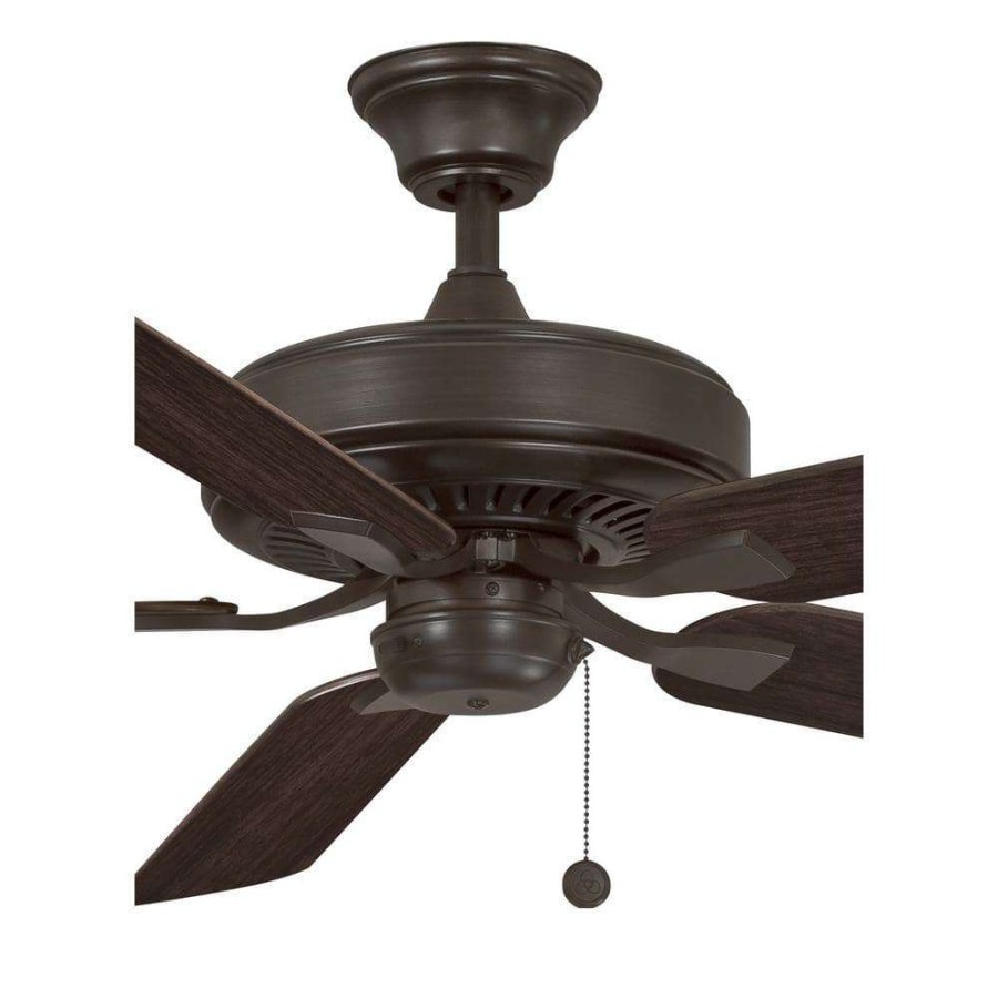 Ceiling Fans * | Edgewood 60 60 In. Indoor/Outdoor Dark Bronze With Dark Walnut Blades Ceiling Fan By Fanimation