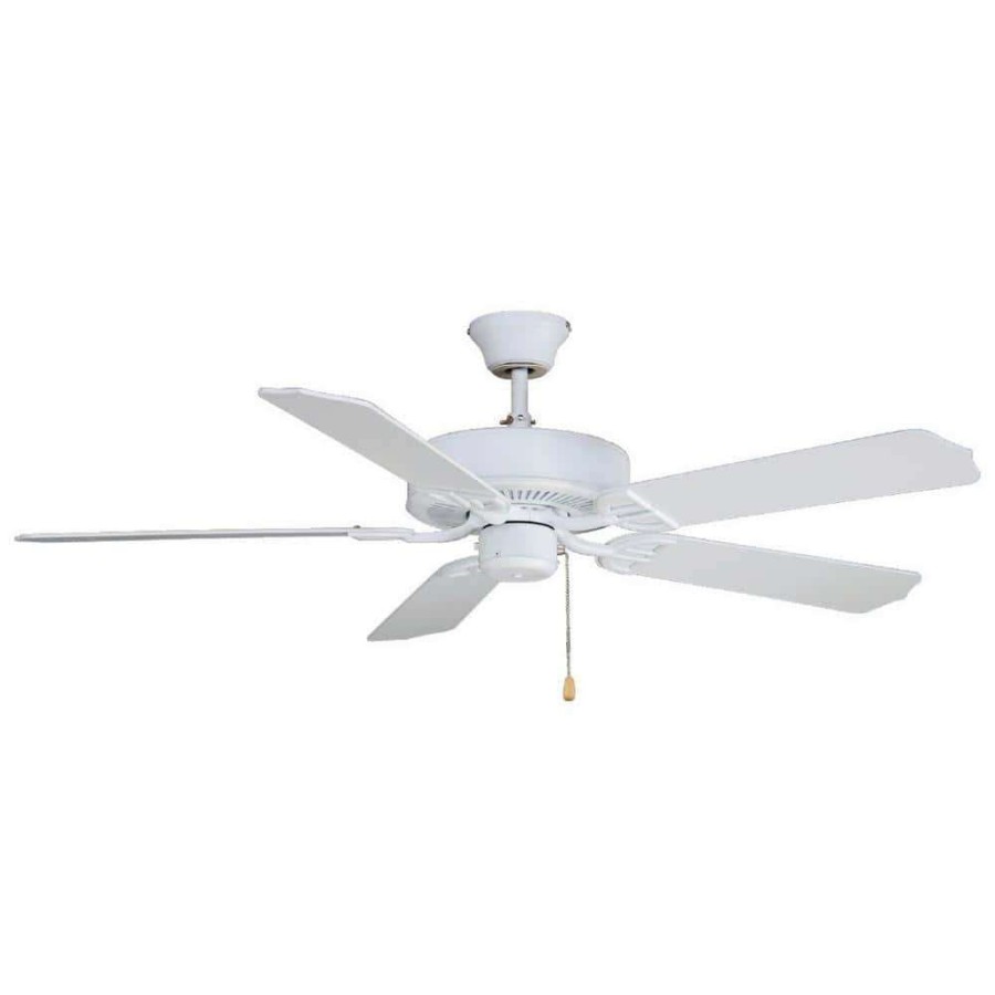 Ceiling Fans * | Aire Decor 52 In. Matte White Ceiling Fan By Fanimation