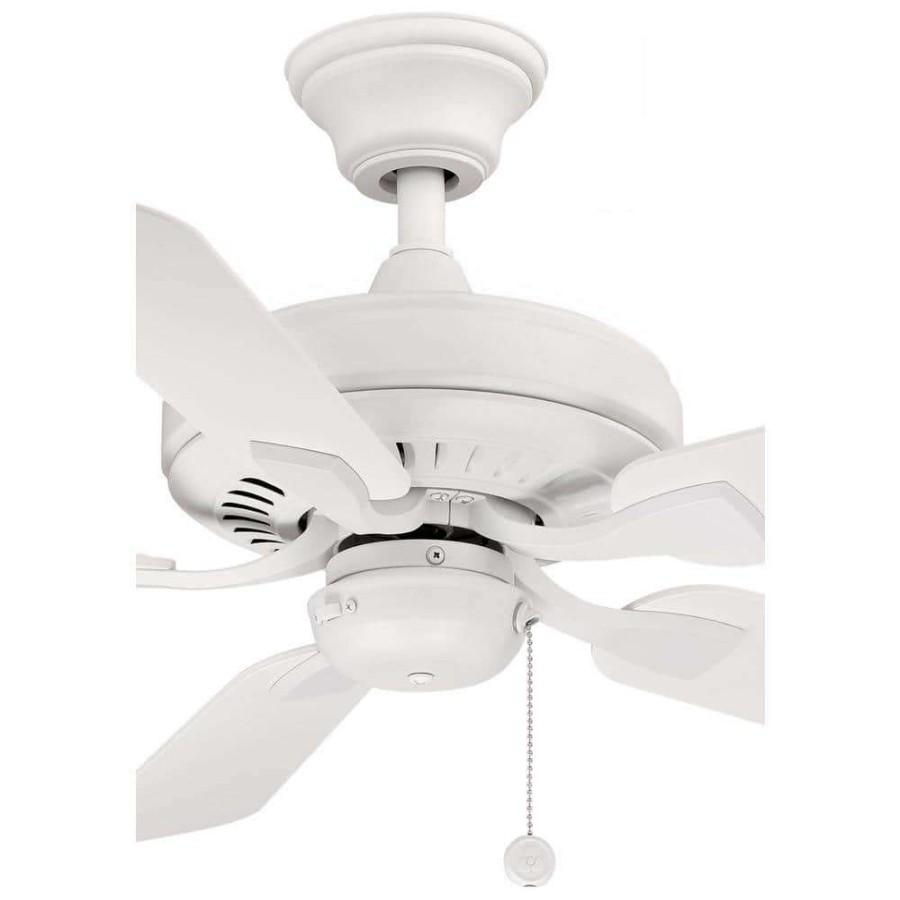 Ceiling Fans * | Edgewood 44 44 In. Indoor/Outdoor Matte White Ceiling Fan By Fanimation