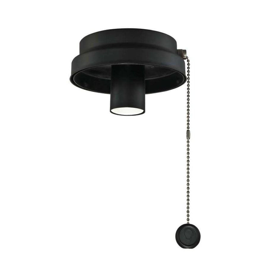 Ceiling Fan Parts * | Black Ceiling Fan Low Profile Led Light Kit By Fanimation