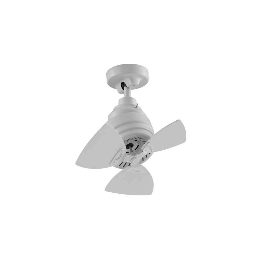 Ceiling Fans * | Rotation 19 In. Indoor/Outdoor Matte White 360-Degree Orbit Ceiling Fan With Wall Switch By Fanimation