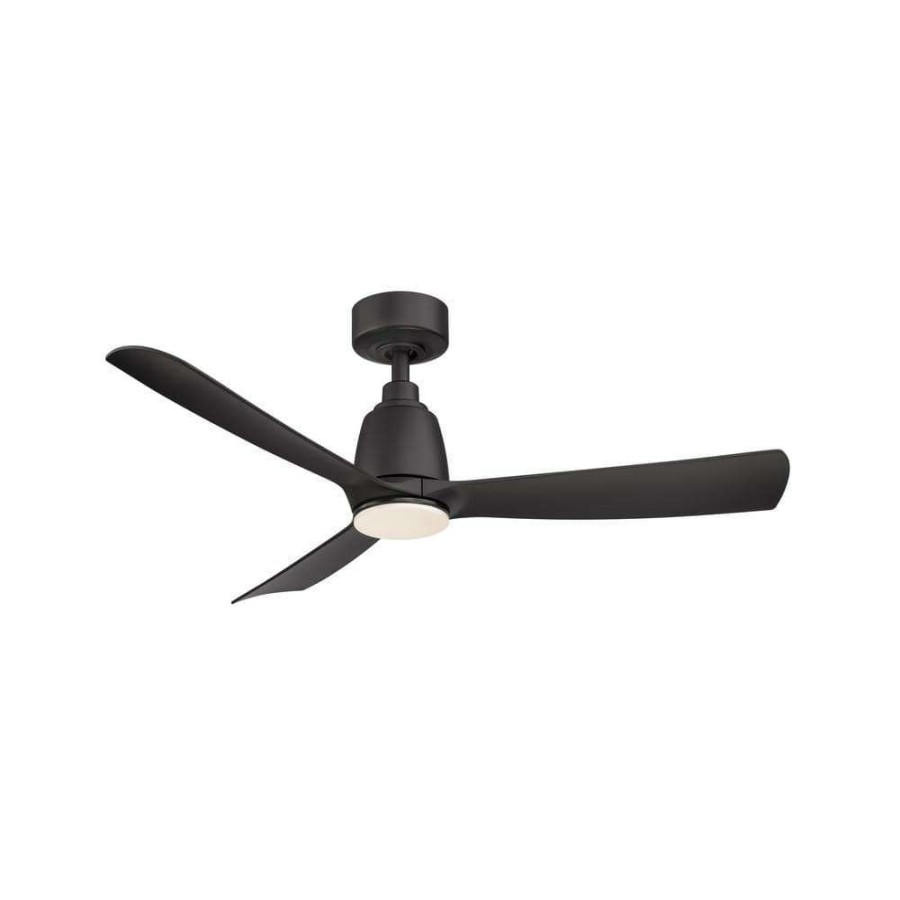 Ceiling Fans * | Kute 44 In. Indoor/Outdoor Black Ceiling Fan With Remote Control And Dc Motor By Fanimation