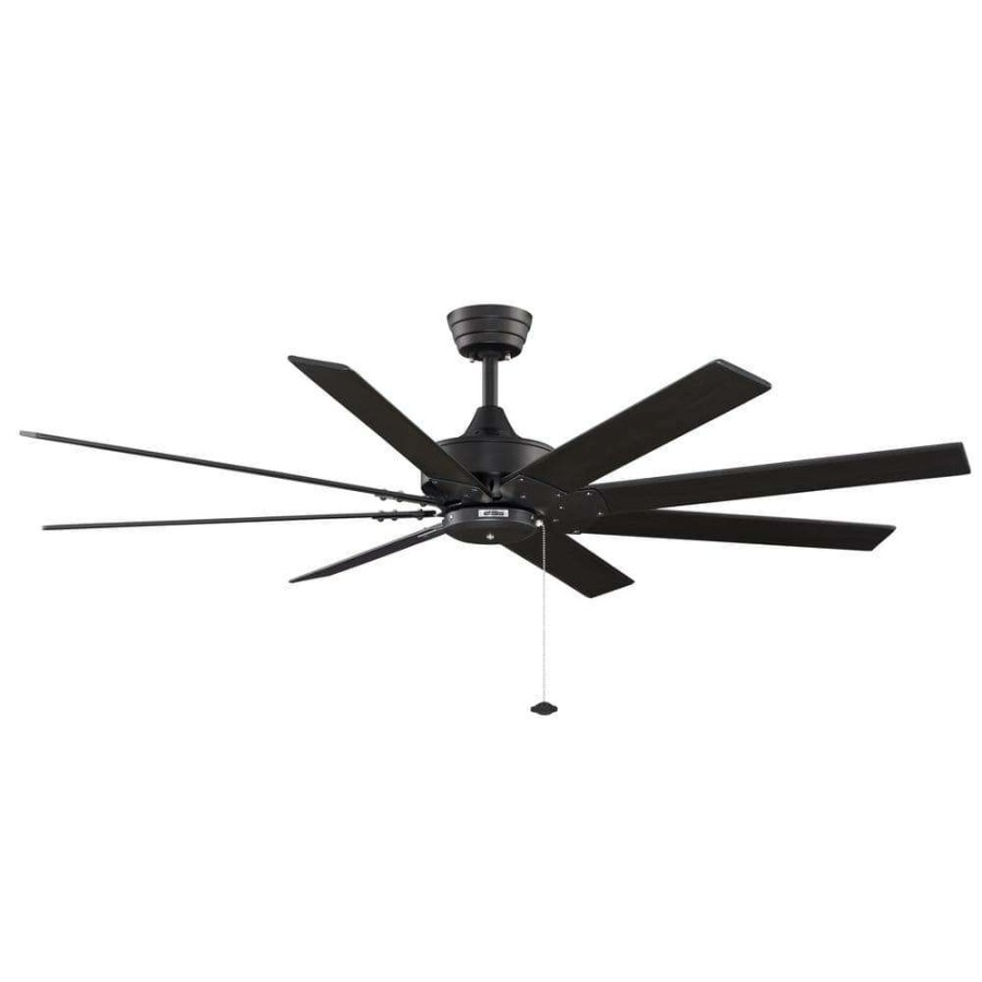 Ceiling Fans * | Levon Ac 63 In. Black Ceiling Fan With Black Blades By Fanimation